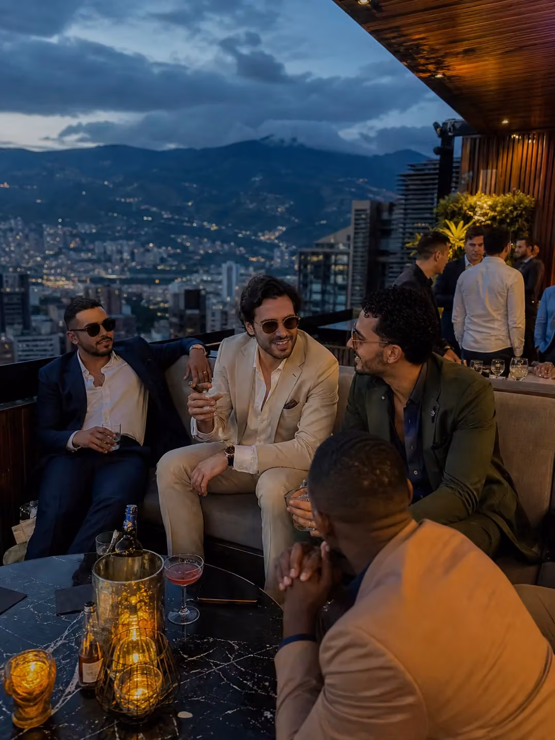 Medellin bachelor rooftop party package