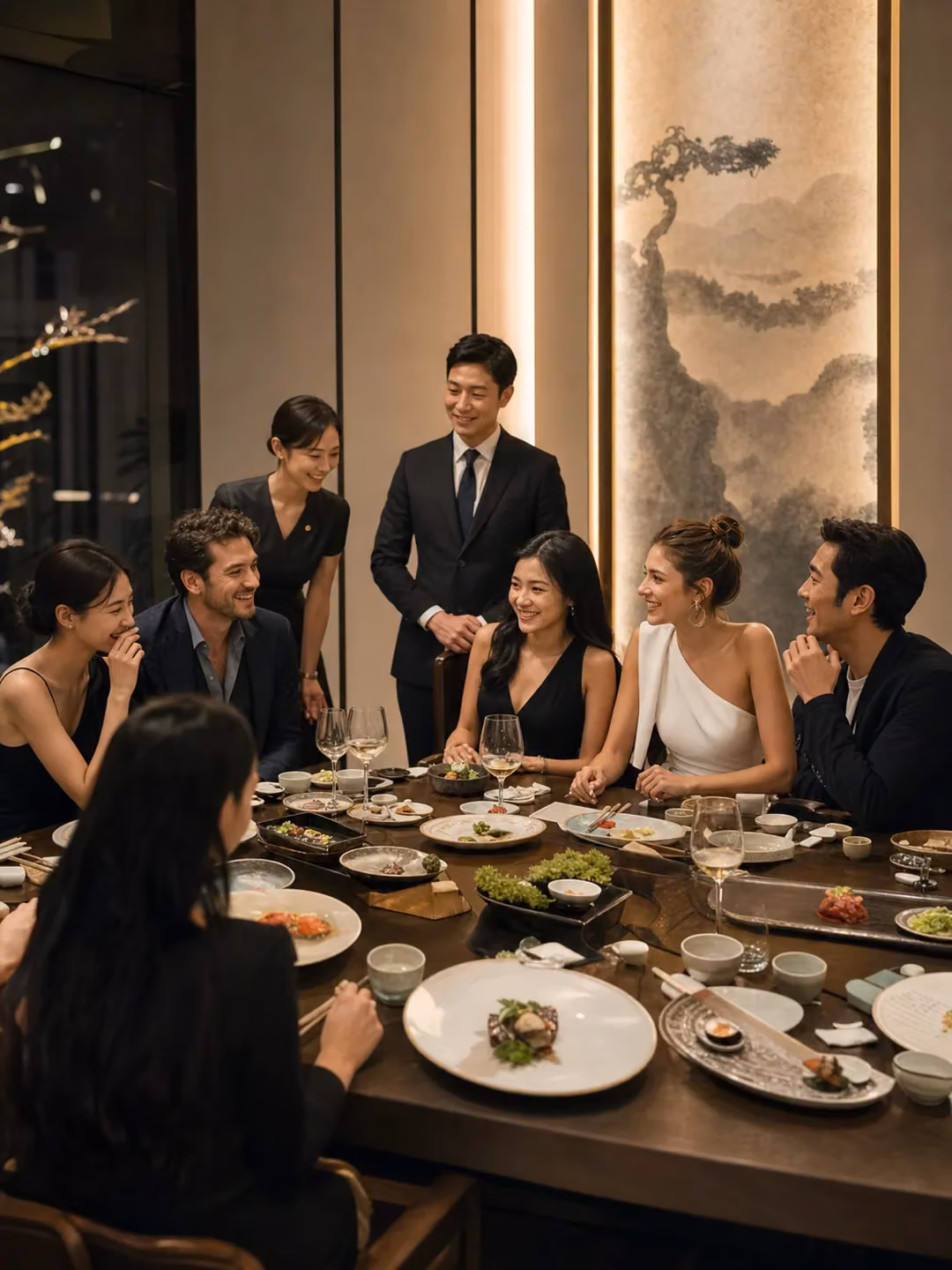Seoul group travel models dinner package